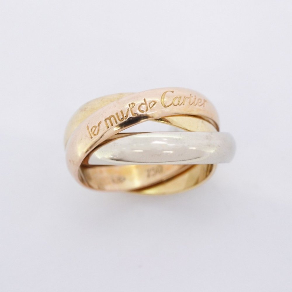CARTIER 18k Gold Trinity Ring #49 - Picture 2 of 9